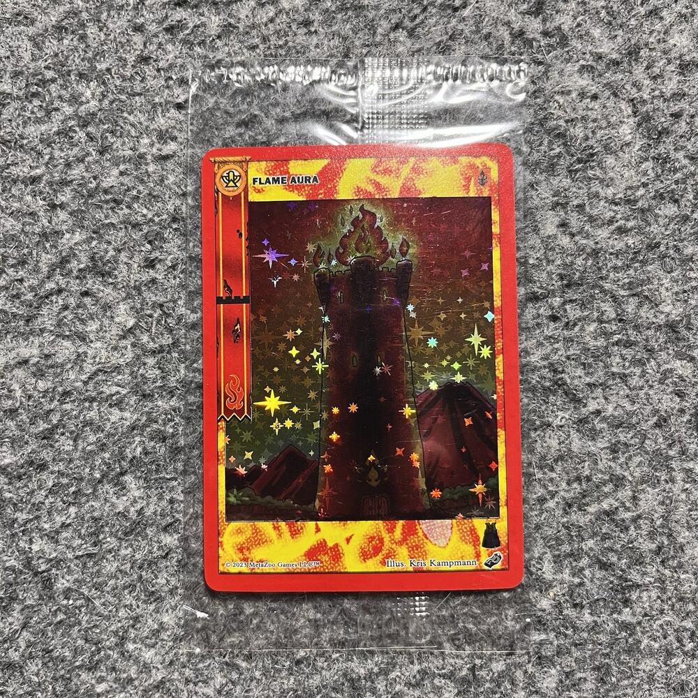 Metazoo Flame Tower Aura Full Art Holo Sealed